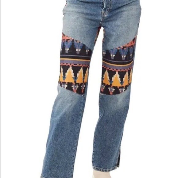 FREE PEOPLE WE THE FREE Rocky Mountain Straight Leg Jeans - Picture 5 of 8